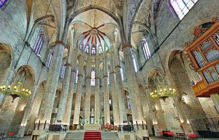 Базилика Санта-Мария-дель-Мар в Барселоне (Basílica Santa Maria del Mar de Barcelona) (фото)