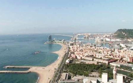 Веб камера Барселоны: вид на порт Олимпик