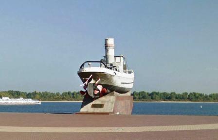 Памятник «Катер «Герой» в Нижнем Новгороде (фото)