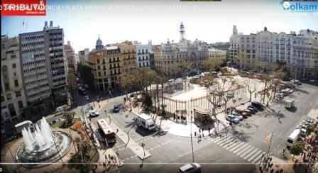Веб-камера Валенсии: площадь Аюнтамьенто (Plaza del Ayuntamiento)