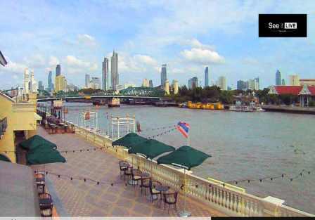 Веб-камера Бангкока: вид на набережную Yodpiman River Walk (фото)