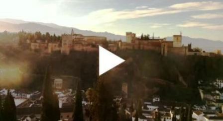 Веб камера Гранады: вид на дворец Альгамбра