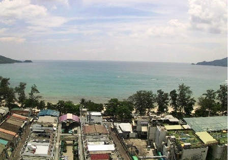 Веб-камера Пхукета: вид на пляж Патонг с Патонг Тауэр (Patong Tower) (фото)