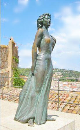 Статуя Авы Гарднер в Тосса де Мар