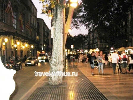 Бульвар Рамбла в Барселоне (Las Ramblas) (фото)