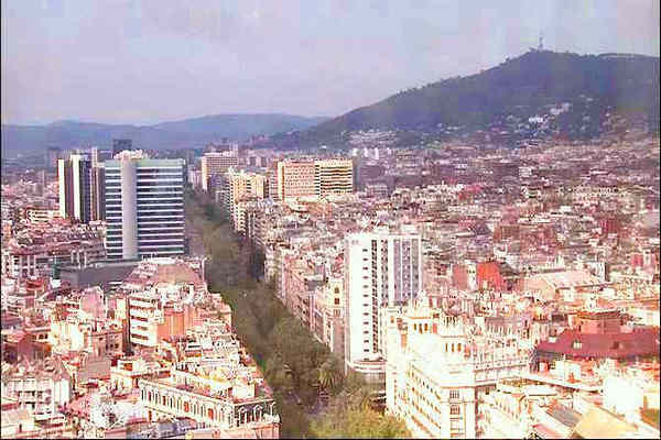 Веб-камера Барселоны: центр города