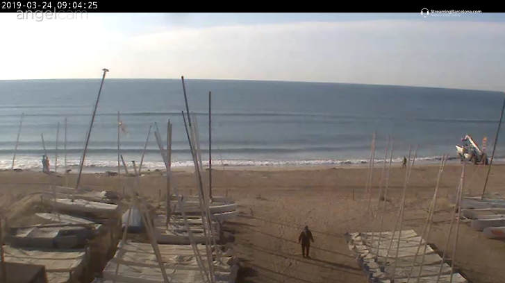 Веб-камера Барселоны: вид на пляж Эль-Прат