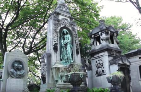 Кладбище Пер-Лашез в Париже 