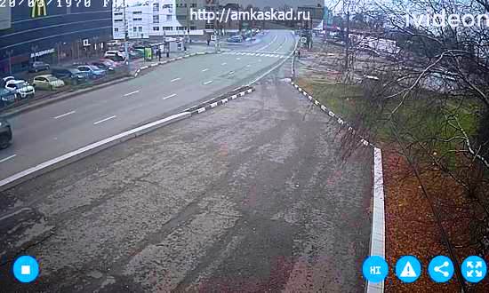 Веб-камера Нижнего Новгорода:  вид на улицу Родионова