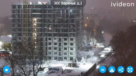 Веб-камера Нижнего Новгорода: вид на ЖК Заречье 