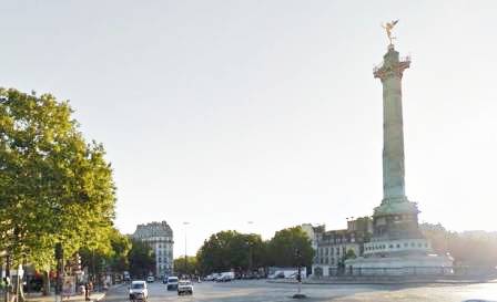 Площадь Бастилии в Париже