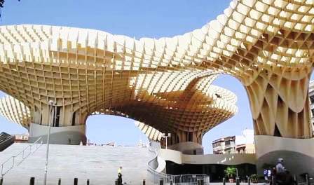 Конструкция Метрополь Парасоль в Севилье