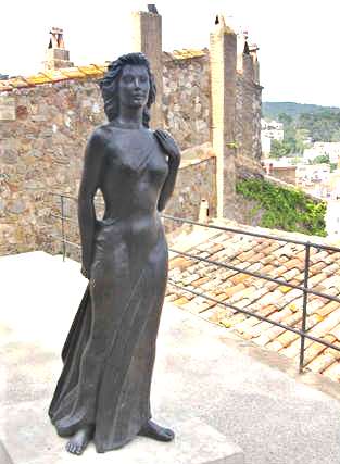 Статуя Авы Гарднер в Тосса де Мар (Ava Gardner) (фото)