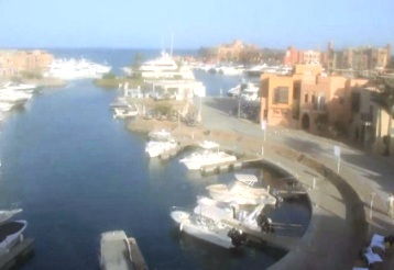 Веб камера Хургады: вид на курорт Эль-Гуна