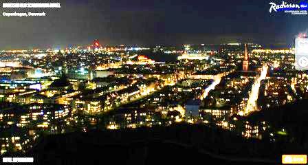 Веб-камера Копенгагена: панорама города