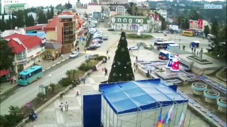 Веб камера Крыма: Алушта - центр города