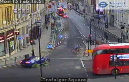 Веб-камера Лондона: вид на Трафальгарcкую площадь