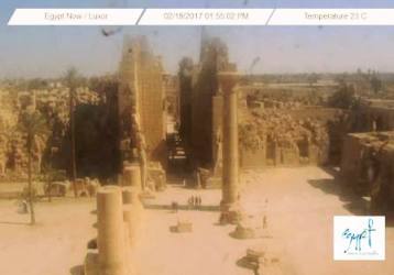 Веб-камера Луксора: вид на Карнакский храм