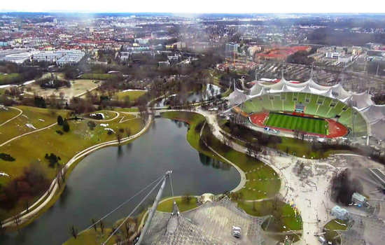 Веб камера Мюнхена: вид на Олимпийский парк