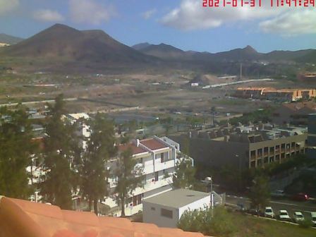 Веб-камера острова Тенерифе, Лос-Кристианос: вид на город