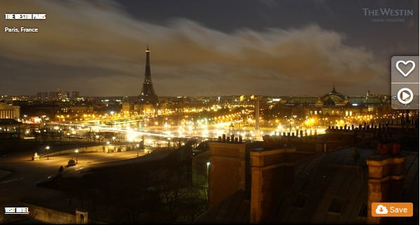 Веб камера Парижа: вид на Эйфелеву башню и Площадь Согласия