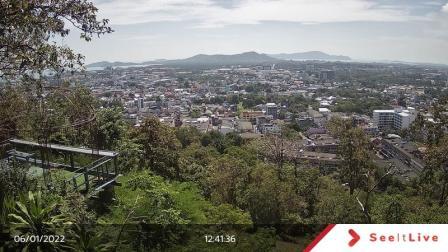 Веб-камера Пхукета: вид со смотровой площадки холма Ранг (Khao Rang)