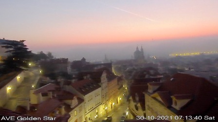 Веб камера Праги: панорамный вид Мала-Страна