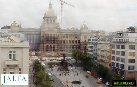 Вебкамера Праги: вид на Вацлавскую площадь (фото)