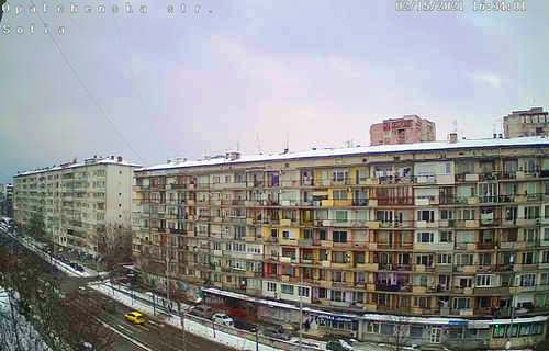 Веб-камера Софии: вид на улицу Ополченскую