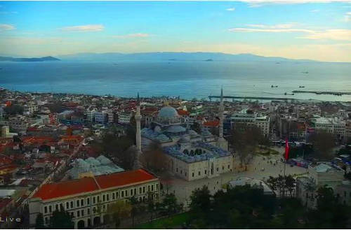Веб камера Стамбула: вид с башни Беязыт