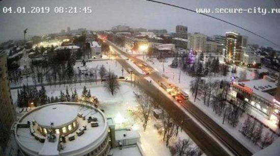 Веб-камера Владимира: вид на площадь Победы и проспект Ленина