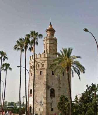 Золотая башня Торро-дель-Оро в Севилье
